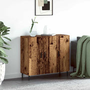 Credenza-Buffet-Armadio da cucina Legno vecchio 90 x 34 x 80 cm Legno multistrato 969966