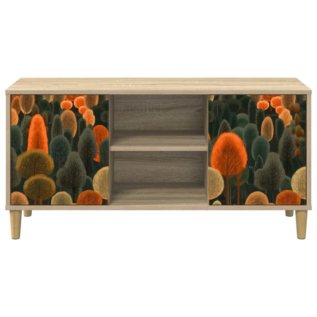 Mobile TV ZAANDAM 102 x 33 x 50 cm Sonoma Legno ingegnerizzato 8007040