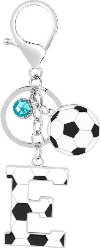 Sleutelhanger con lettera iniziale del nome del team di calcio