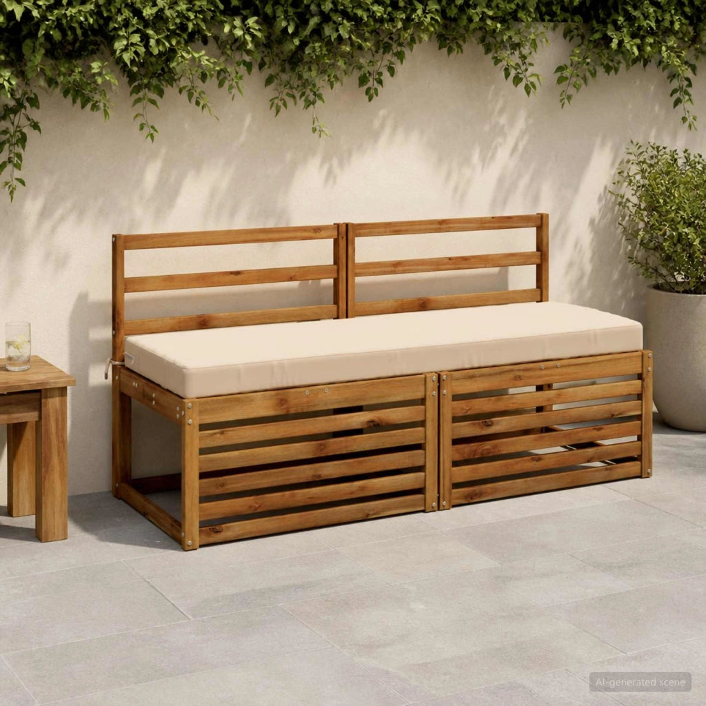 Cuscino per panchina SOEST 100% Poliestere Crema 950320