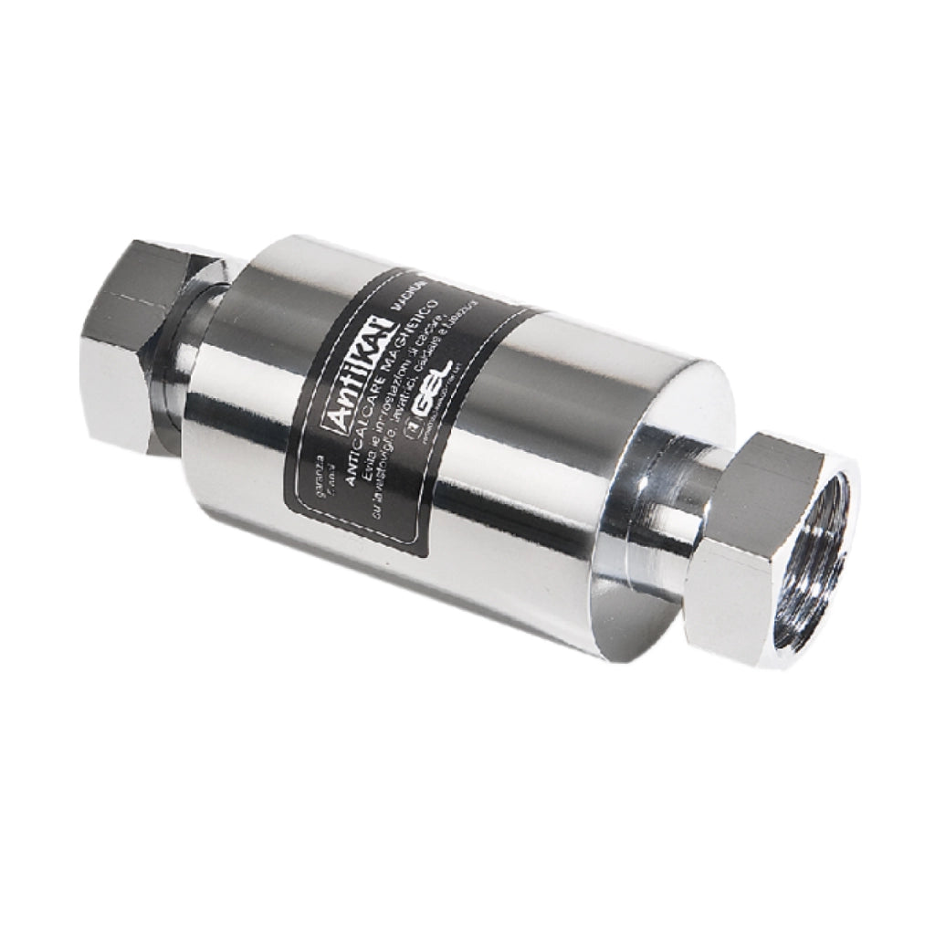 FILTRO ANTICALCARE MAGNETICO MODELLO ANTIKAL MAGNUM - ATT.FEMMINA 1- PORTATA PICCO 7600 LT/H. - 2400 GAUSS  - GEL