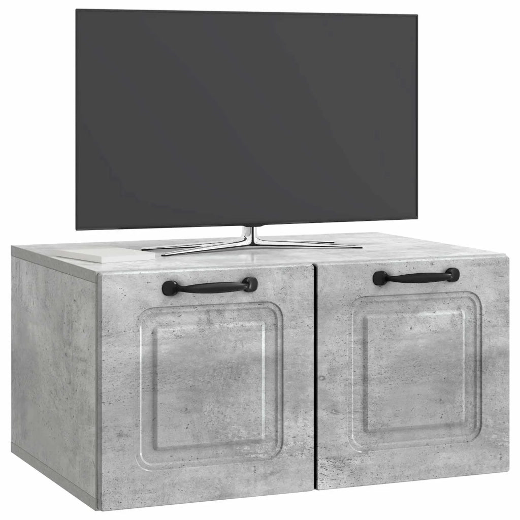 Mobile Porta TV da Muro Grigio Cemento 59,5 x 41 x 30 cm 899358