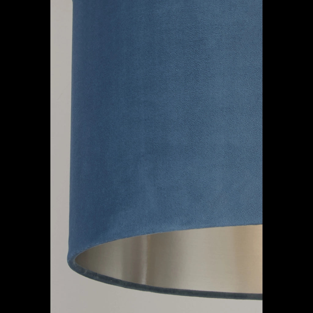 Paralume Contemporaneo Tamburo Tessuto Verde Argento 1 Luce D38Cm
