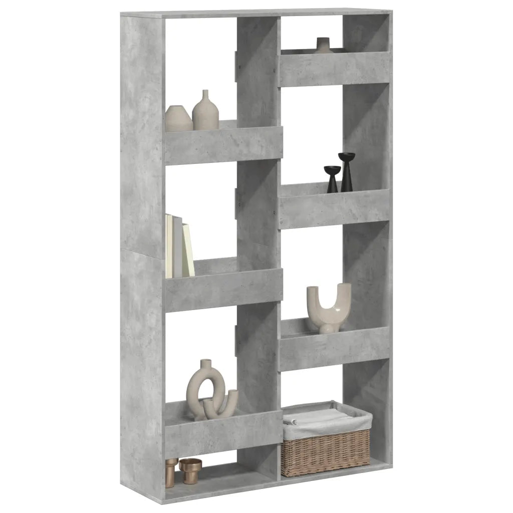 vidaXL Divisorio Grigio Cemento 100x33x175 cm in Truciolato