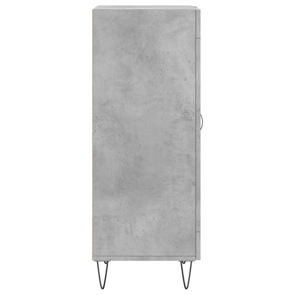 Credenza-Buffet-Armadio da cucina Grigio Cemento 34,5x34x90 cm in Legno Multistrato 814992