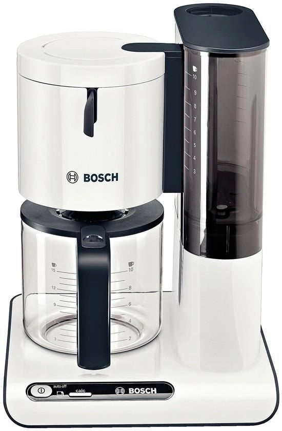 Bosch TKA 8011 Styline Macchina da Caffe' 10 tazze colore Bianco-Antracite 1160W