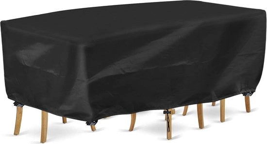 Copertore di protezione per mobili da giardino - Copertura impermeabile rettangolare per mobili da giardino - Tessuto Oxford 420D - Copertone per tavolo da giardino - 242 x 162 x 100 cm