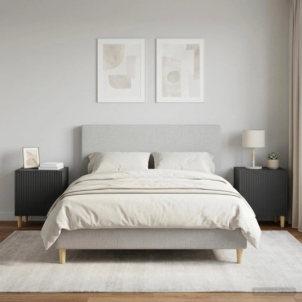 Armadio da Notte 2 pz Nero 43 x 34,5 x 50 cm 894568