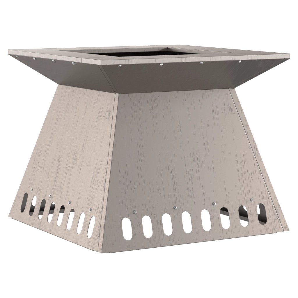 Braciere 48x48x40 cm Acciaio Resistenti alle Intemperie