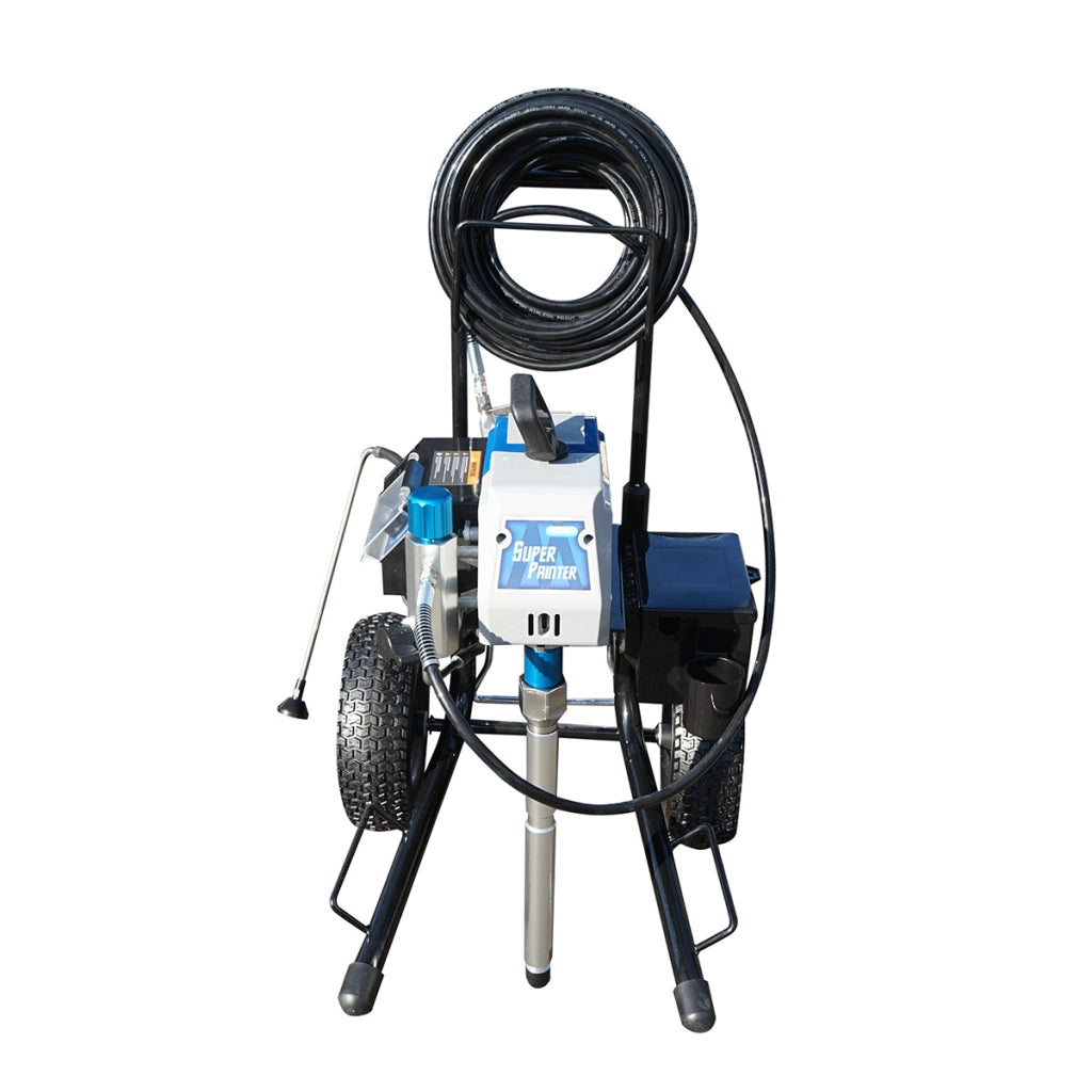 Pompa professionale airless per vernice con pistone e motore brushless da 1,3 kW, 220 V, portata 2,4 l/min, ugello 517, pressione massima 227 bar M24H