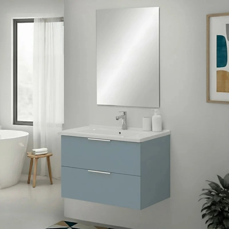 MOBILE BAGNO RIALTO 80X46XH53CM AZZURRO POLVERE