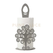 porta rotoli albero della vita Fango in Ferro Diametro15x33cmh