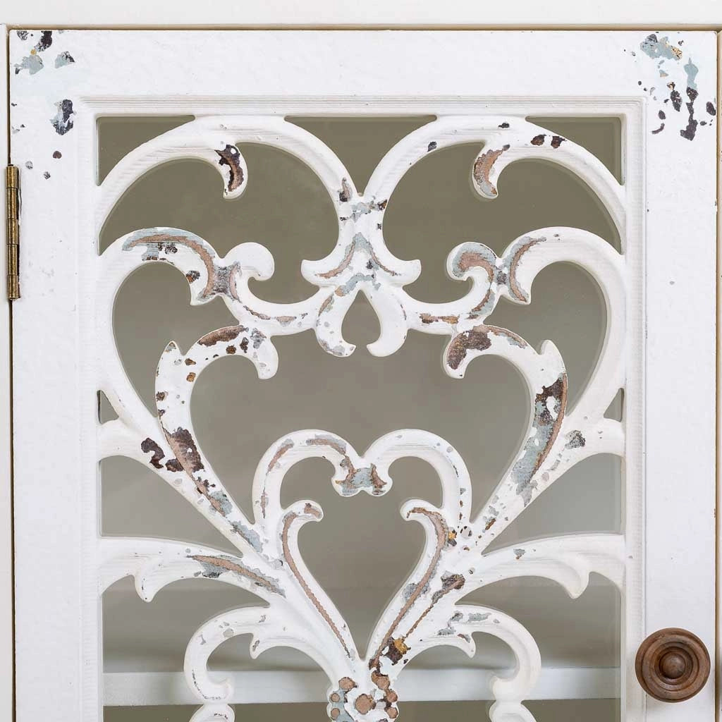Credenza in legno con 4 porte 152x40x91h cm