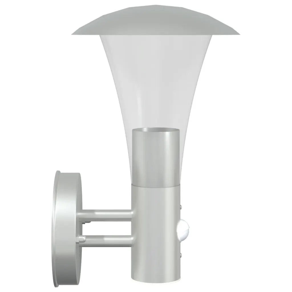 Applique per Esterno con Sensore Argento in Acciaio Inox CFW9213477