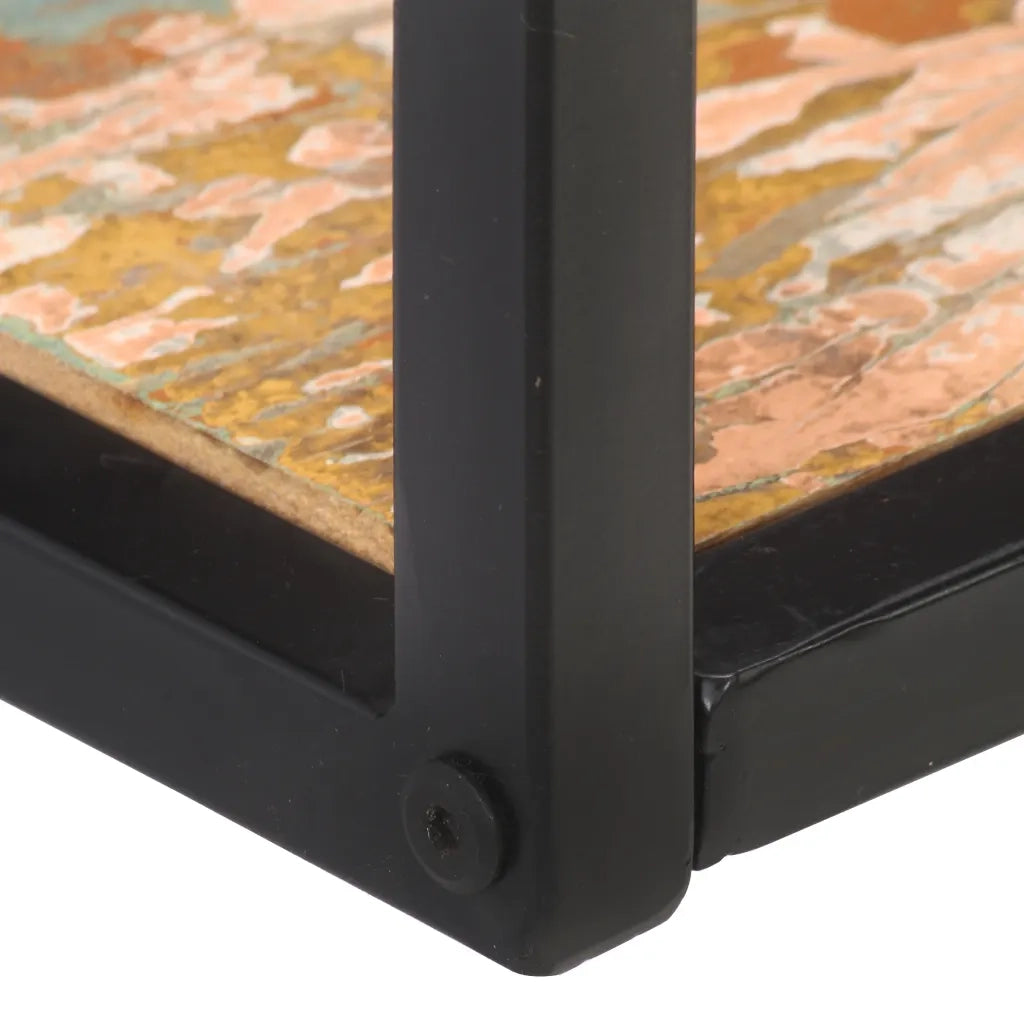 Mensole a Muro 2 pz 80 cm in Legno Massello di Recupero 320671