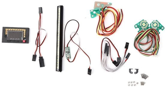 Accessori per Auto a Controllo Remoto - Gruppo di Illuminazione a LED - Funzione di Lampeggiamento - Facile da Installare - Alta Qualità Polimero - 48 Chip di Illuminazione a LED - Illuminazione per Auto a Controllo Remoto