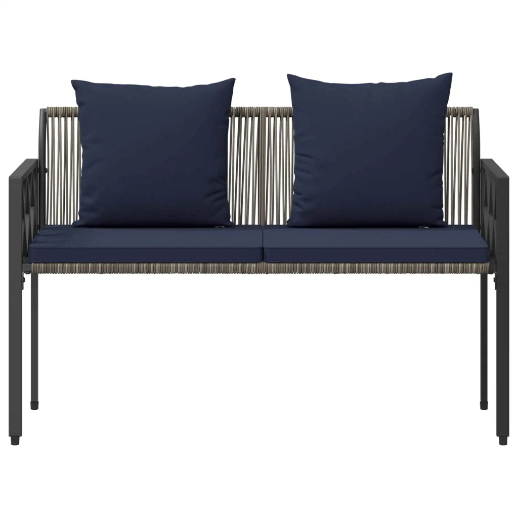 Panchine da esterno 2 -Seater 116 x 56 x 75 cm polyrattan 42025355