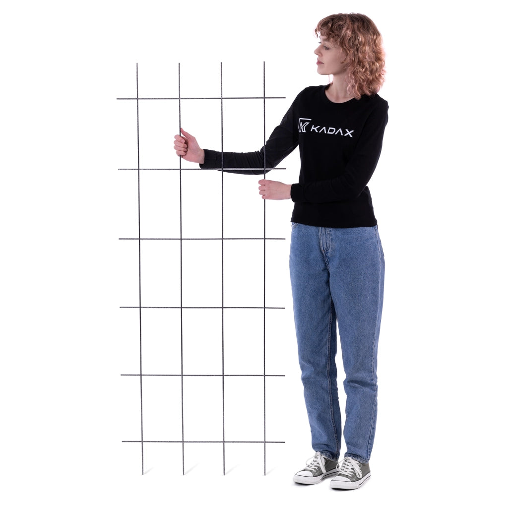 Supporto in metallo per pergola da giardino KADAX per piante, rose e fiori, 60x150 cm