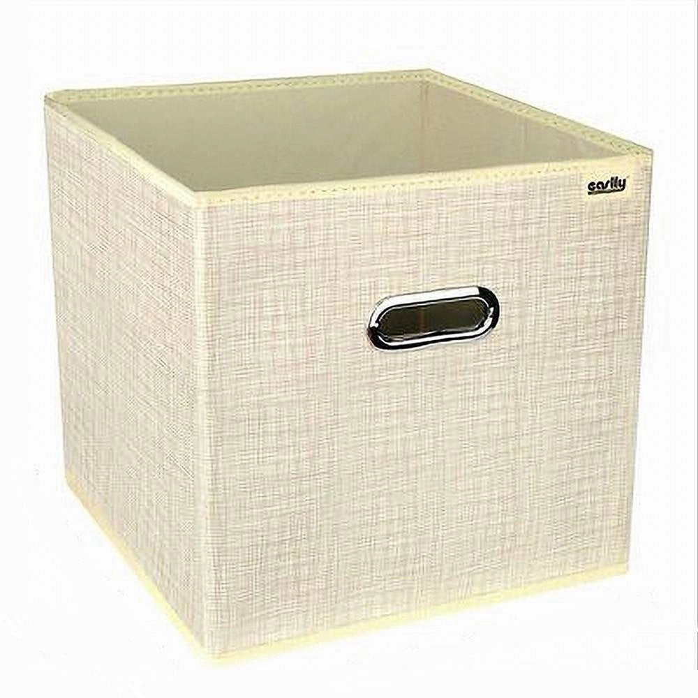 Trade Shop - Scatola Portadocumenti Di Archiviazione Ufficio Box Portatutto 25x25x25cm 69686 -