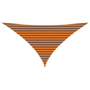 Vela Parasole | Telo Ombra | Vela da ombra solare Arancione e Marrone 3,5 x 3,5 x 4,9 m