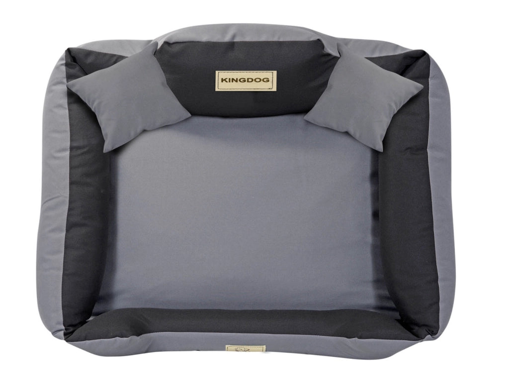 AIO FACTORY 100x75 cm KINGDOG MM43 Cuccia per cani personalizzabile Grigio scuro