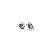 SUPPORTO IN ALLUMINIO 2 FORI INTERASSE 48 M6 E 60MM ERA M Ø 45MM NICE 535.10092