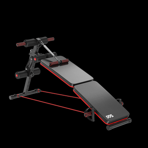 Panca Fitness per Addominali Inclinata Multifunzione Regolabile