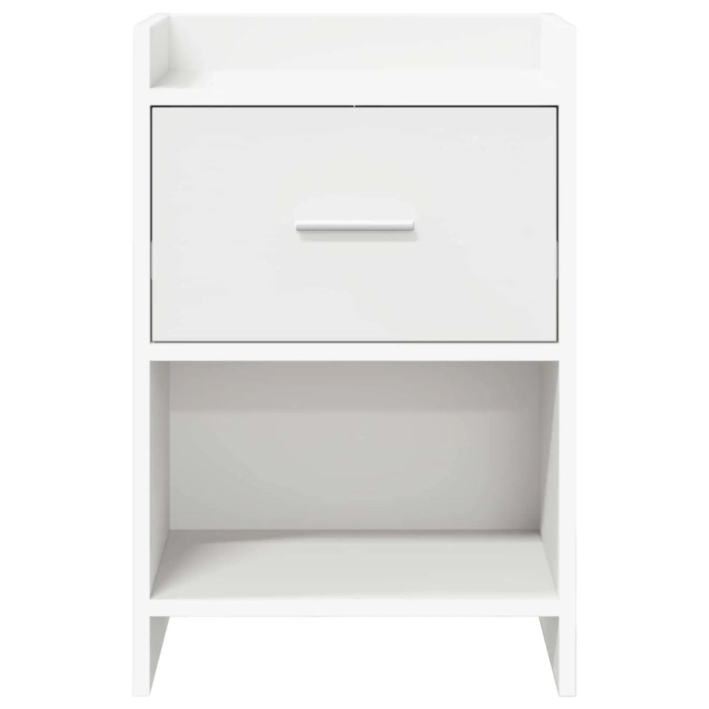 Comodini 2 pcs Bianco 40 x 30 x 60 cm Legno ingegnerizzato 8010980