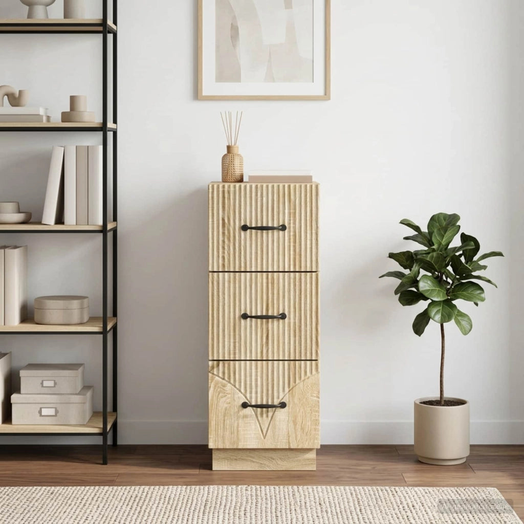 Mobile con Cassetti 33 x 34,5 x 87 cm Legno ingegnerizzato 895307