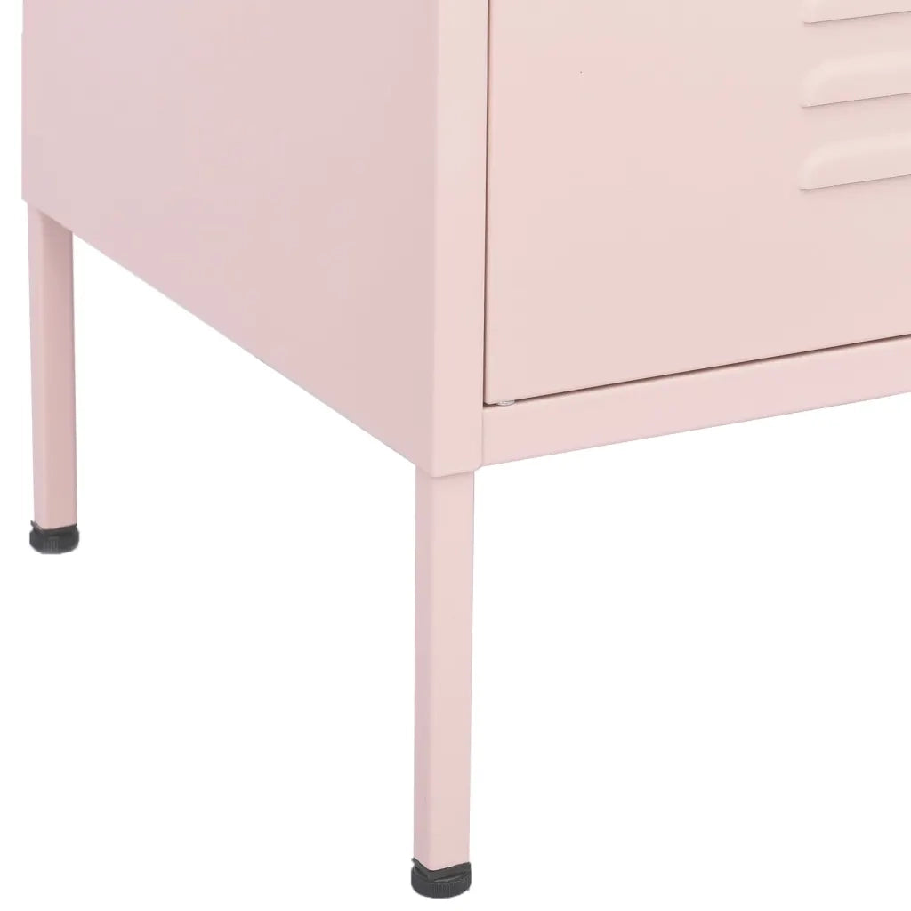 Armadietto Rosa 80x35x101,5 cm in Acciaio 336157