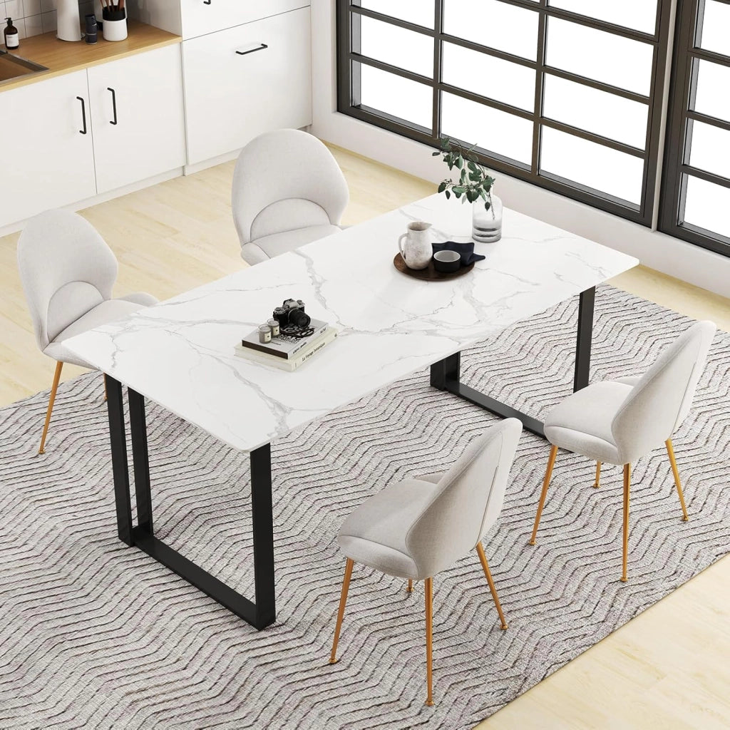 Set di 2 Sedie Imbottite per Sala Pranzo, Sedia per Cucina con Gambe in Legno, Sedia Moderna Comfortevole con Schienale a Curvo e Piedini Regolabili, per Soggiorno, Capacità di 150 kg, Grigio