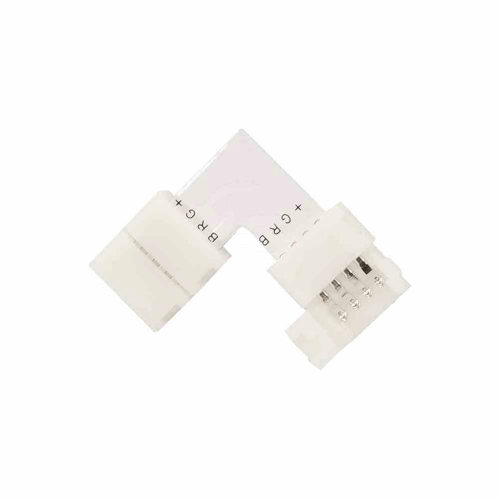 Connettore striscia LED RGB 4 pin 10mm Eko-Light EKPZ029