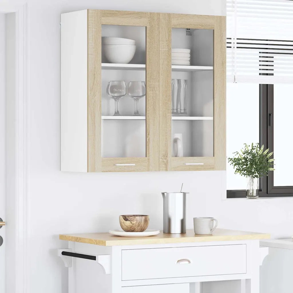 Armadio pensile Rovere Sonoma 80 x 31 x 80 cm Legno multistrato 884324