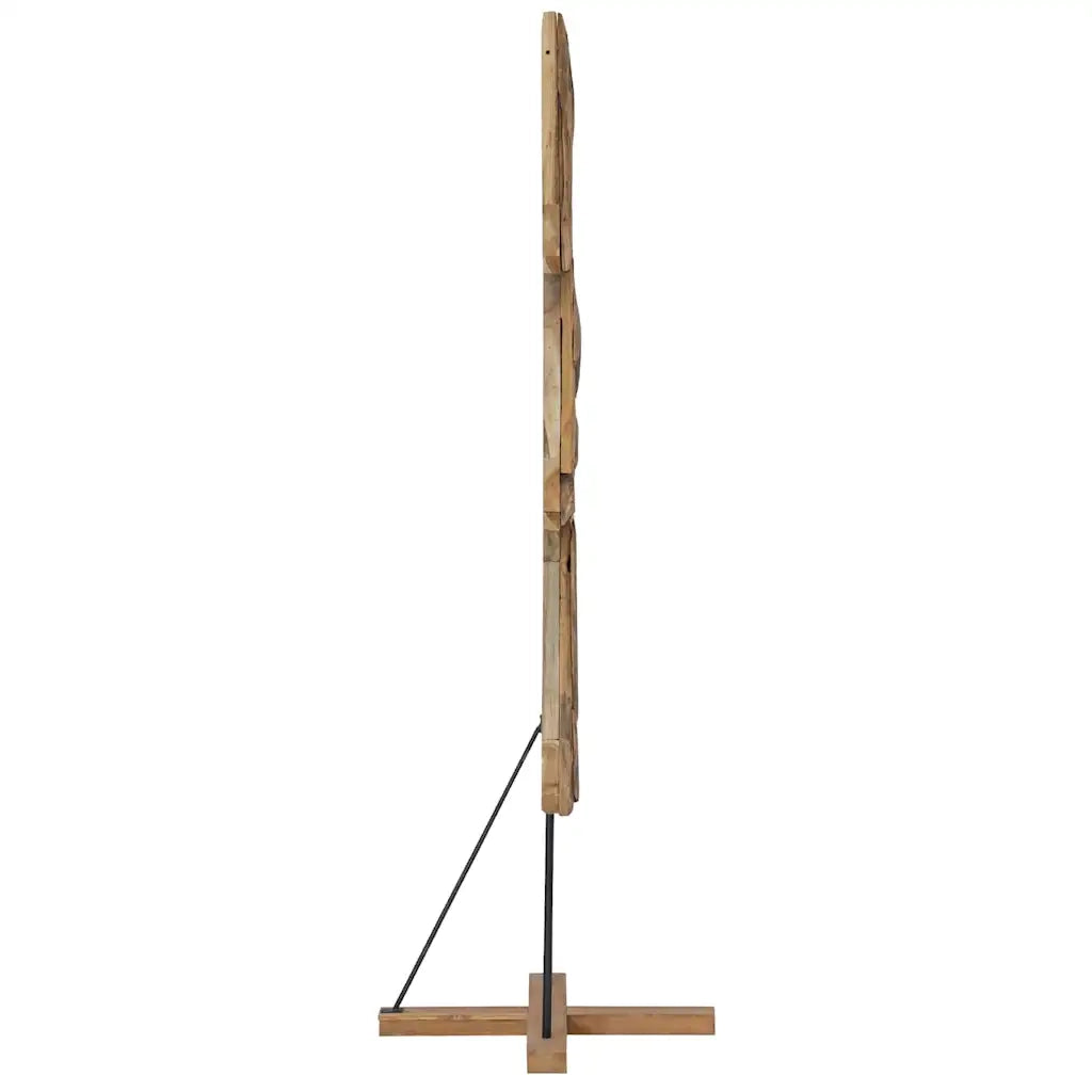 Albero di Natale Marrone 181 cm Legno massello di teak 42017929