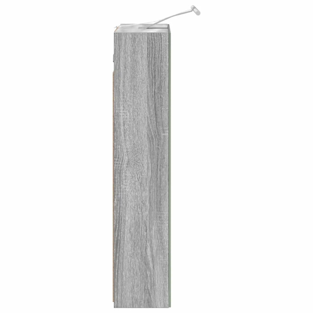 Mobiletto per specchio da bagno Grigio Sonoma 50 x 14,5 x 70 cm 889052