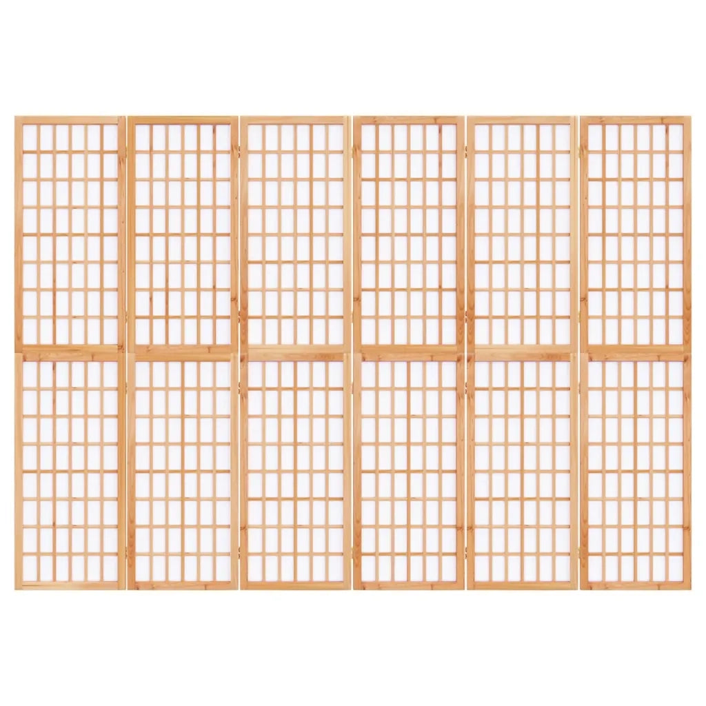 Divisorio Pieghevole 6 Pannelli Stile Giapponese 240x170 cm cod mxl 66556