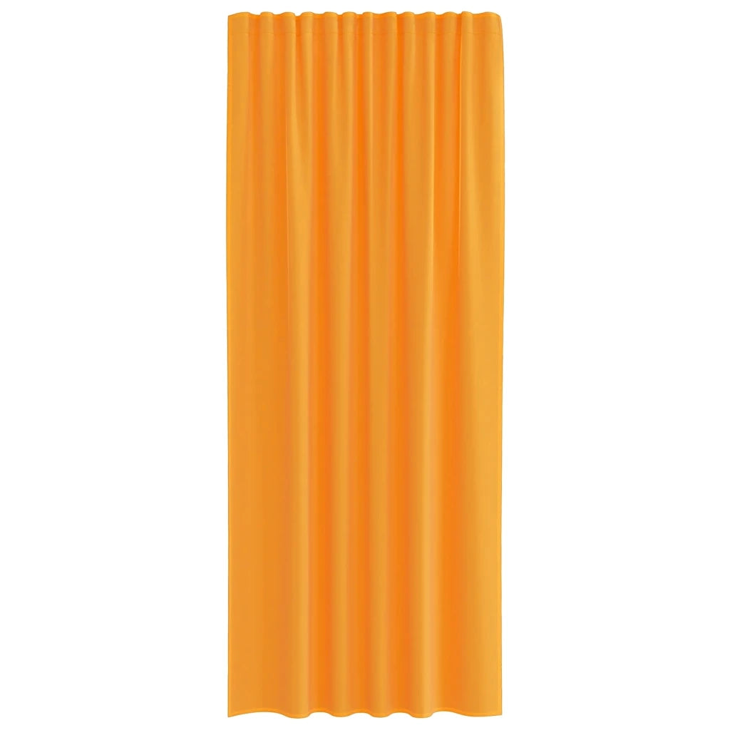 Tende in Voile con Tasche per Aste 2 pz Arancio