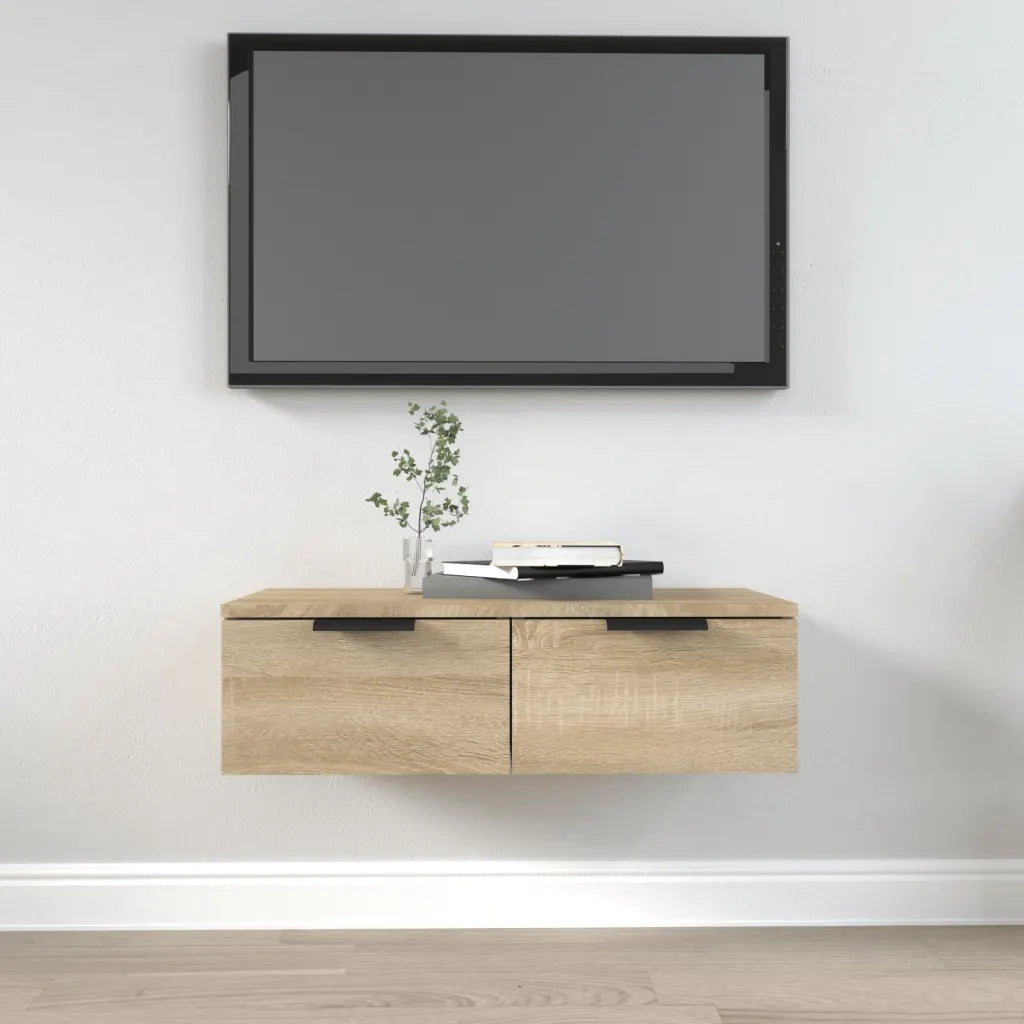 Armadietto a Muro Rovere Sonoma 68x30x20 cm Legno Multistrato cod mxl 76964