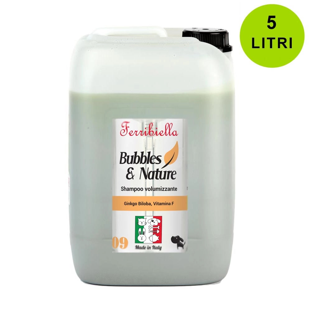Shampoo per cani volumizzante specifico per pelo fine tanica 5 litri professionale