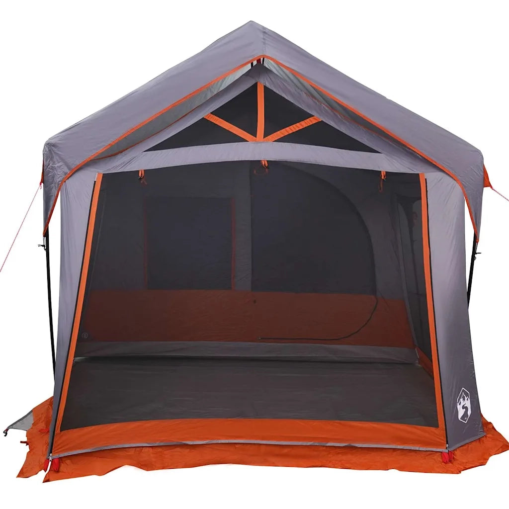 Tenda Familiare con tetto Grigio e arancione 620 x 322 x 240 cm 4100699
