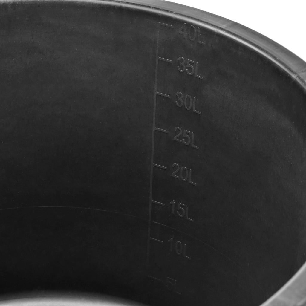 Contenitore da costruzione KADAX 40L Contenitore rotondo per muratura per malta, calcestruzzo, grande Kajfos