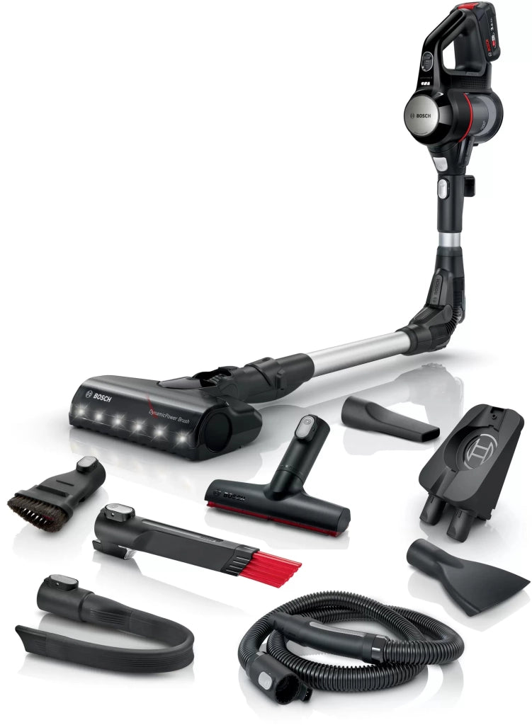Bosch bcs711ext scopa elettr. ric. nera con tubo flessibile a 90 - 4242005306985