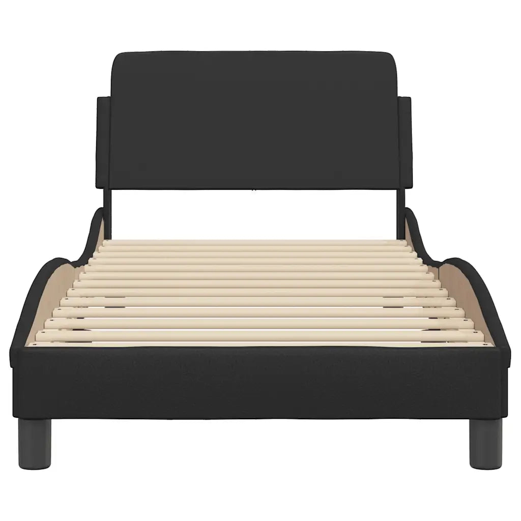 Giroletto Dover Nero 80x200 cm in Similpelle 373078