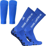 Set di calze da atletica per sport all'aperto con maniche a gomito e calze con grip e anti-slip