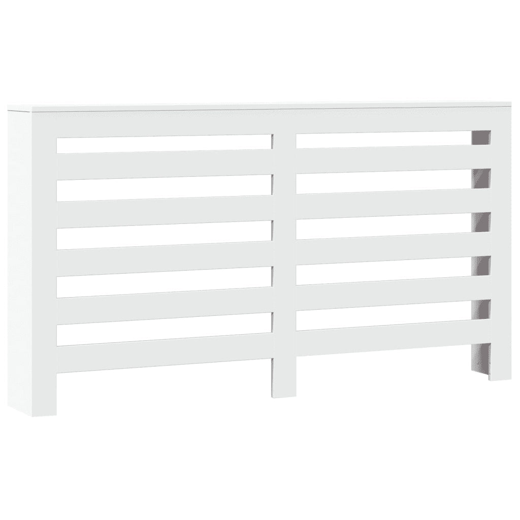 vidaXL Copertura Termosifone Bianca 149x20x82 cm Legno Multistrato
