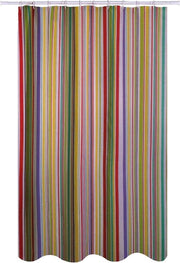 Douchegordino antischiumoso - antibatterico e impermeabile - lavabile - con anelli di douchegordino - poliestere - 180x200cm