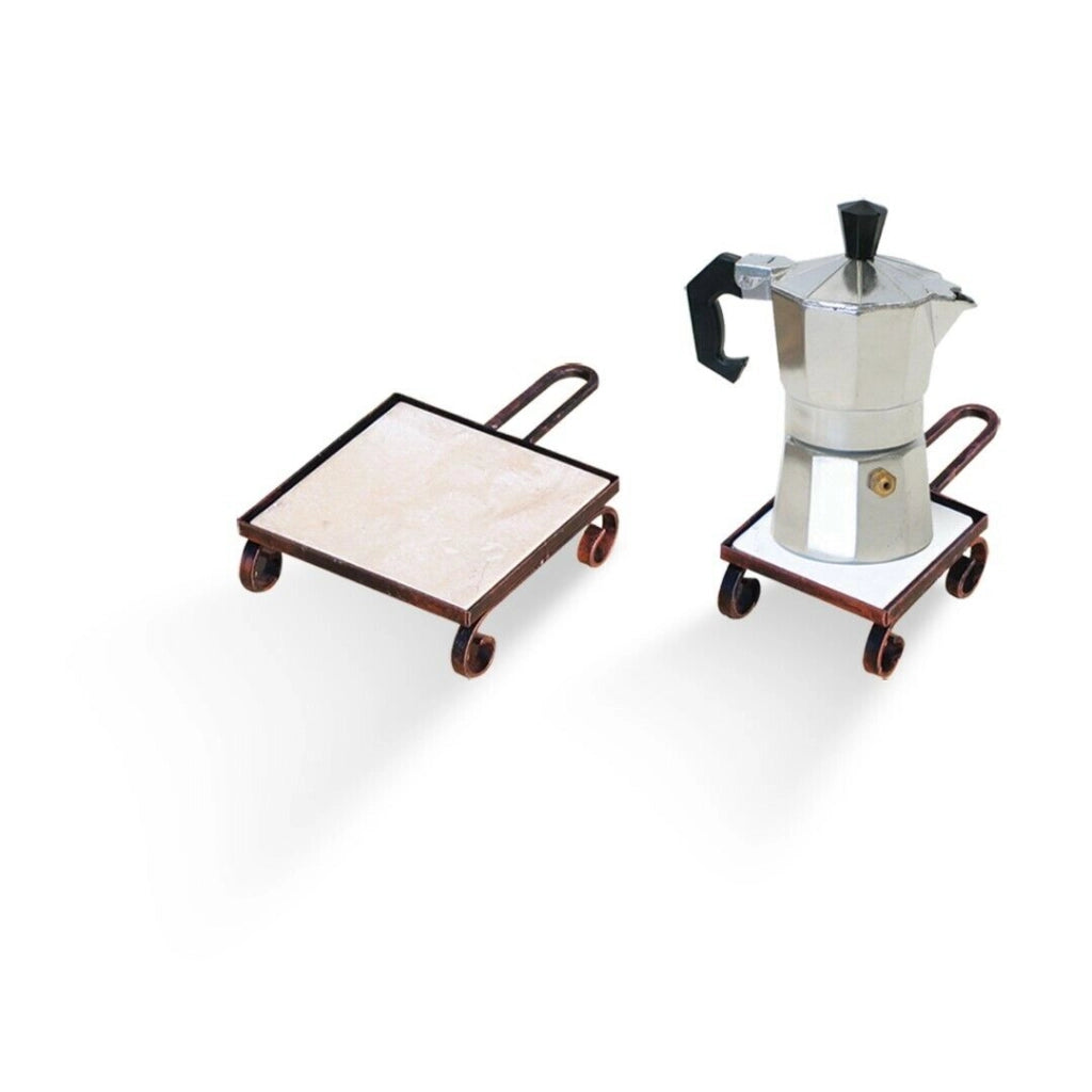 Poggia Caffettiera 15X15 Senza Mattonella - Artigianferro