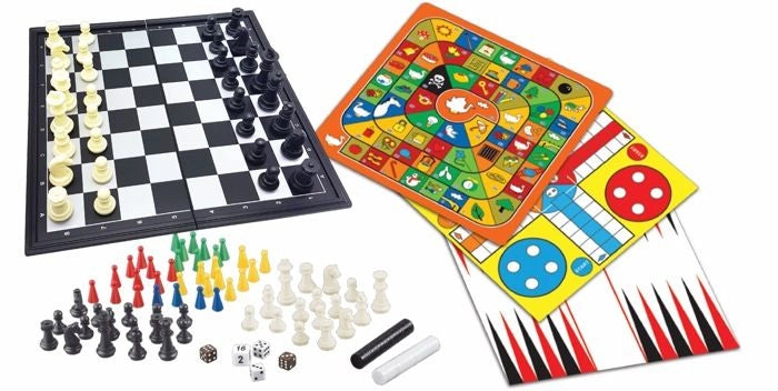 Gioco da tavolo magnetico - 8 giochi in 1 scatola