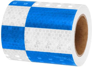 Banda riflettente per rimorchio, alta visibilità, autoadesivo, 7,6 cm x 40,5 m, etichetta di sicurezza.