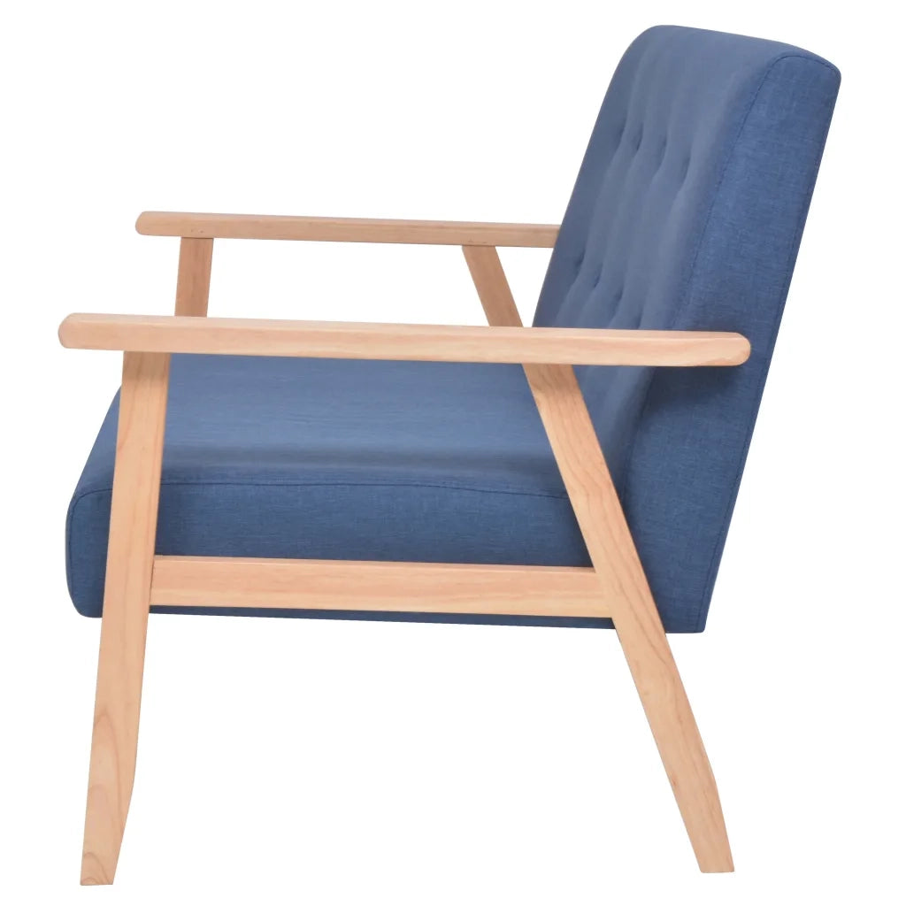 Divano a 2 Posti in Tessuto Blu cod mxl 20394